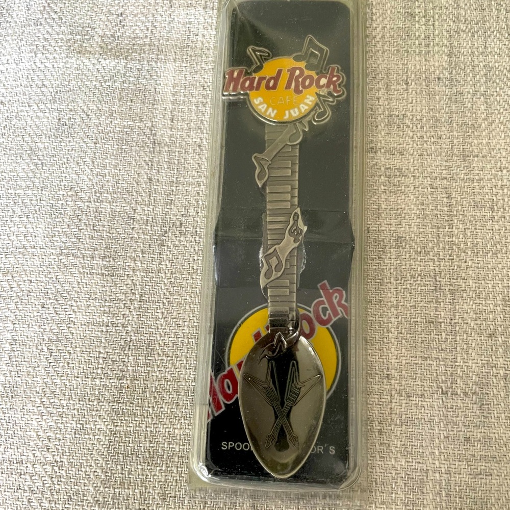San Juan Hard Rock Cafe Pewter Spoon